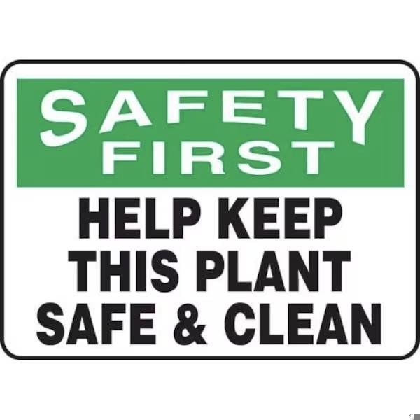 Accuform OSHA SAFETY FIRST SAFETY SIGN HELP FRMHSK950XP FRMHSK950XP - main